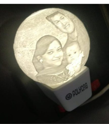 Personalized 3D moon polycap