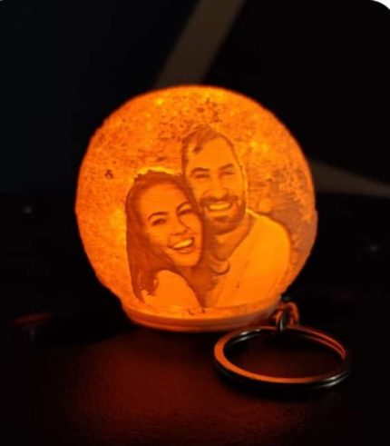 Personalized Moon Lamp Key Chain