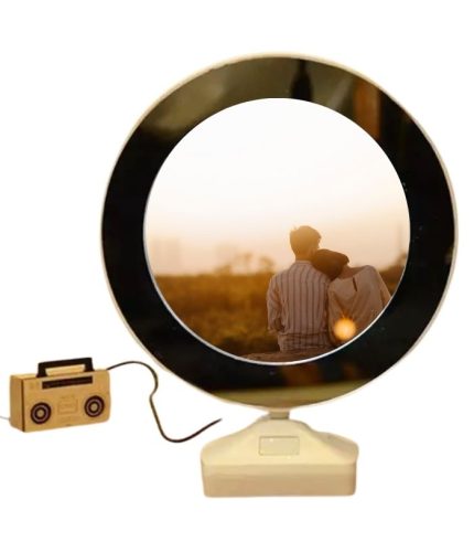 Personalized Round Shape Magic Mirror