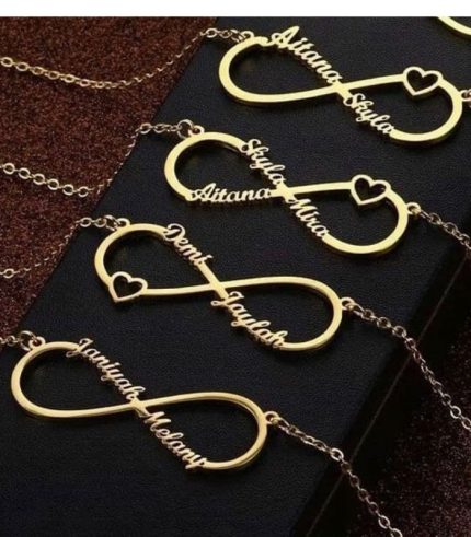 personalized Infinity Name Chains
