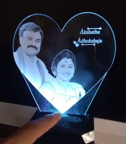 Personalized Photo Engraved Night Lamp