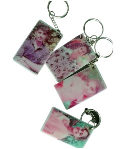 Personalized Multiple Shape Keychain