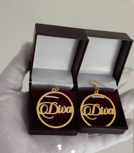 Personalized name Earing