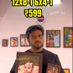 2 in 1 Combo Photo Frame – 12x8 + 6x4 | Personalized Gift Frame